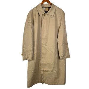 Burberry Vintage Mens Tan Trench Coat